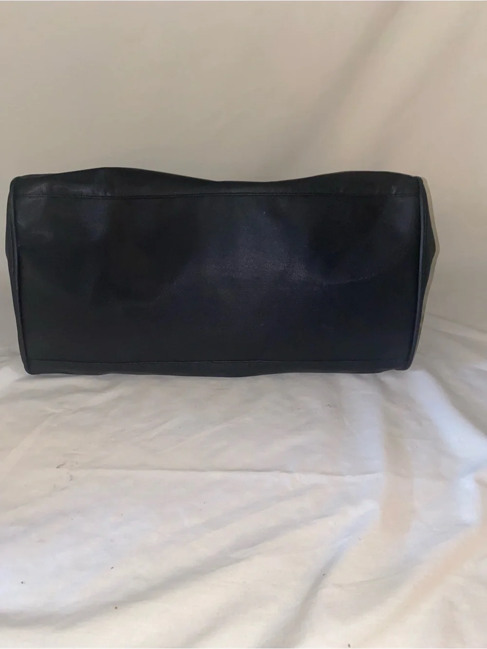 Kenneth Cole Black Travel Duffel with Front Logo Pocket